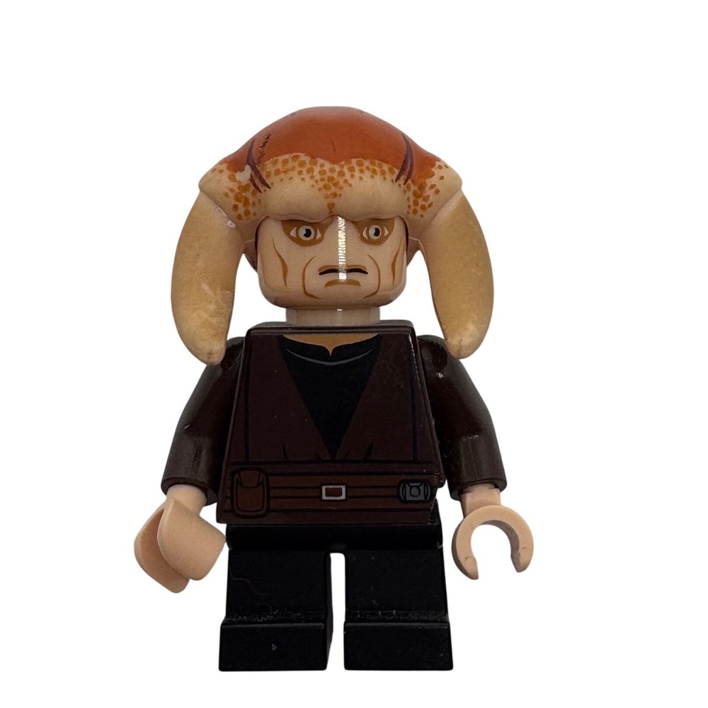 LEGO Star Wars Saesee Tiin Minifigure sw0308 Jedi Master 7931 9498 Brown Robes